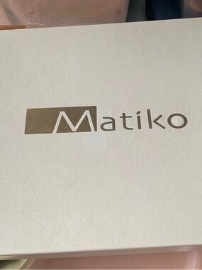 Matiko Branded Empty Shoe Box with Gold Logo